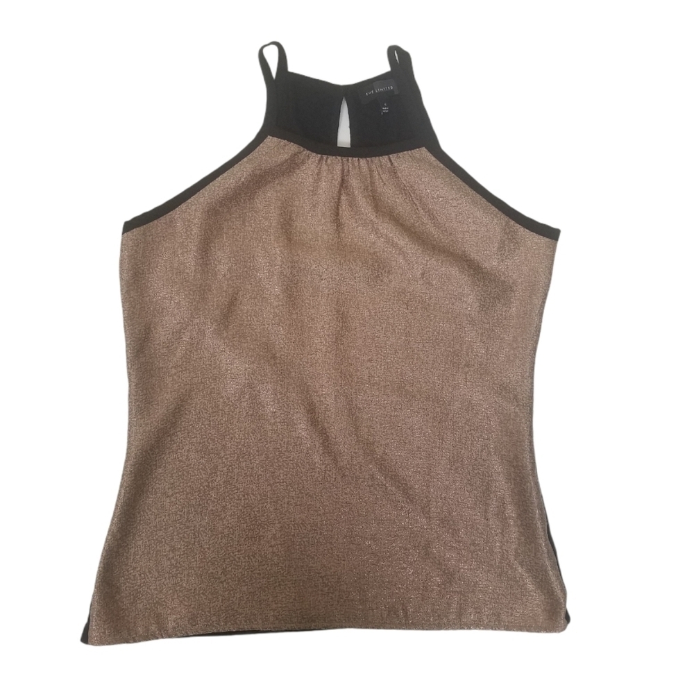 The Limited Bronze Metallic Shift Tank Small